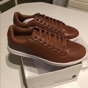 Perry Ellis men’s size 10 brown dress sneakers